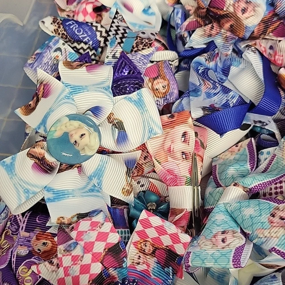 Frozen Hair Bows - Multicolor Grab Bag of 15